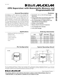 Datasheet DS4510U-10 manufacturer MAXIM