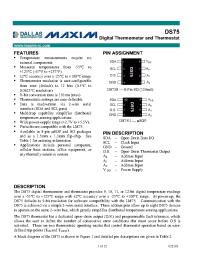 Datasheet DS75U manufacturer MAXIM