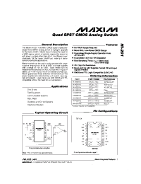 Datasheet HI0-0201 manufacturer MAXIM