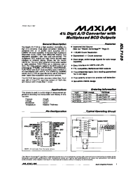 Datasheet ICL7135 manufacturer MAXIM