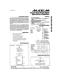 Datasheet ICL7611ACJE manufacturer MAXIM