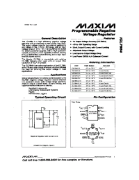 Datasheet ICL7664CJA manufacturer MAXIM