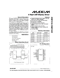 Datasheet ICM7128AIQI manufacturer MAXIM