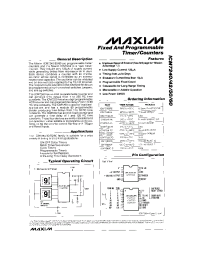 Datasheet ICM7242IJA manufacturer MAXIM