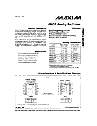 Datasheet IH5048CWE manufacturer MAXIM