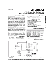 Datasheet MAX114CAG manufacturer MAXIM