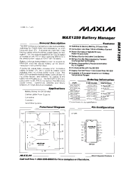 Datasheet MAX1259E manufacturer MAXIM