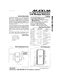 Datasheet MAX130ACPL manufacturer MAXIM