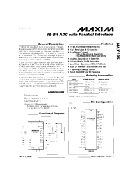Datasheet MAX135 manufacturer MAXIM