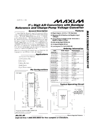 Datasheet MAX138 manufacturer MAXIM