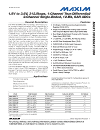 Datasheet MAX1393EUB manufacturer MAXIM