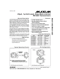 Datasheet MAX1482 manufacturer MAXIM
