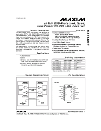 Datasheet MAX1489E manufacturer MAXIM