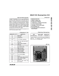 Datasheet MAX152EVKIT-DIP manufacturer MAXIM