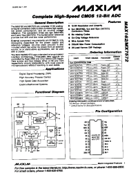 Datasheet MAX162AC manufacturer MAXIM