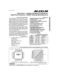 Datasheet MAX306 manufacturer MAXIM