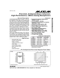 Datasheet MAX308 manufacturer MAXIM