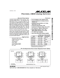 Datasheet MAX317 manufacturer MAXIM