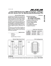 Datasheet MAX3185 manufacturer MAXIM