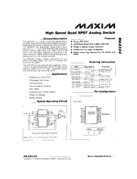 Datasheet MAX334 manufacturer MAXIM