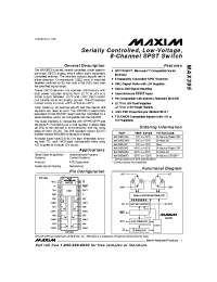 Datasheet MAX395 manufacturer MAXIM
