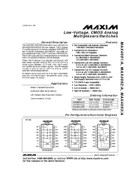 Datasheet MAX4051ACSE manufacturer MAXIM