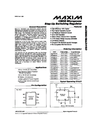 Datasheet MAX4193 manufacturer MAXIM