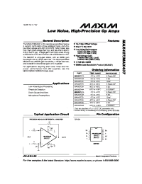 Datasheet MAX427 manufacturer MAXIM