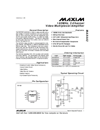 Datasheet MAX442 manufacturer MAXIM