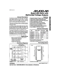 Datasheet MAX505 manufacturer MAXIM