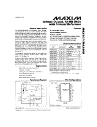 Datasheet MAX507 manufacturer MAXIM