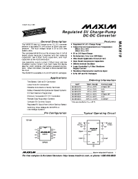 Datasheet MAX619EPA manufacturer MAXIM