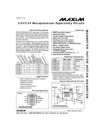 Datasheet MAX690RESA manufacturer MAXIM