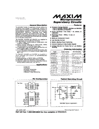 Datasheet MAX691MJE manufacturer MAXIM