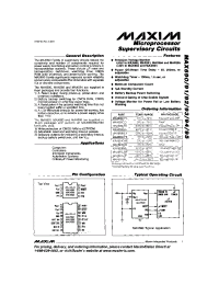 Datasheet MAX693M manufacturer MAXIM