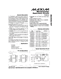 Datasheet MAX696 manufacturer MAXIM