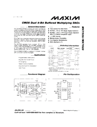 Datasheet MAX7528AQ manufacturer MAXIM