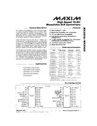 Datasheet MX565 manufacturer MAXIM