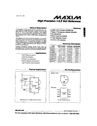 Datasheet MX580 manufacturer MAXIM