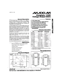 Datasheet MX7245 manufacturer MAXIM