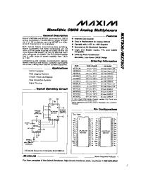 Datasheet MX7506 manufacturer MAXIM