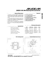 Datasheet MX7523 manufacturer MAXIM