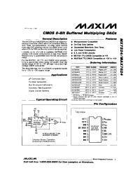 Datasheet MX7524L manufacturer MAXIM