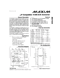 Datasheet MX7536AQ manufacturer MAXIM