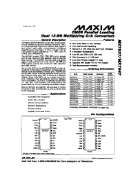 Datasheet MX7537J/D manufacturer MAXIM