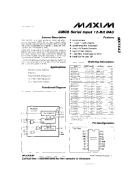 Datasheet MX7543 manufacturer MAXIM