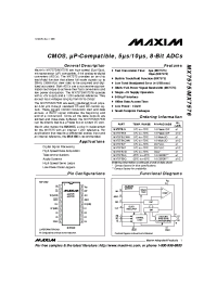 Datasheet MX7575KEWN manufacturer MAXIM