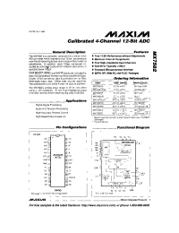 Datasheet MX7582 manufacturer MAXIM