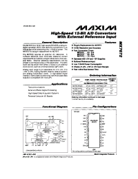 Datasheet MX7672CQ10 manufacturer MAXIM