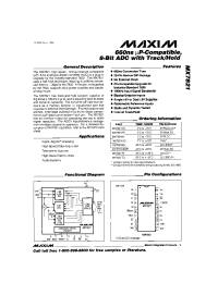 Datasheet MX7821 manufacturer MAXIM